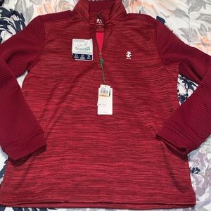 NWT men’s IZOD Golf 1/4 zip fleece lined top